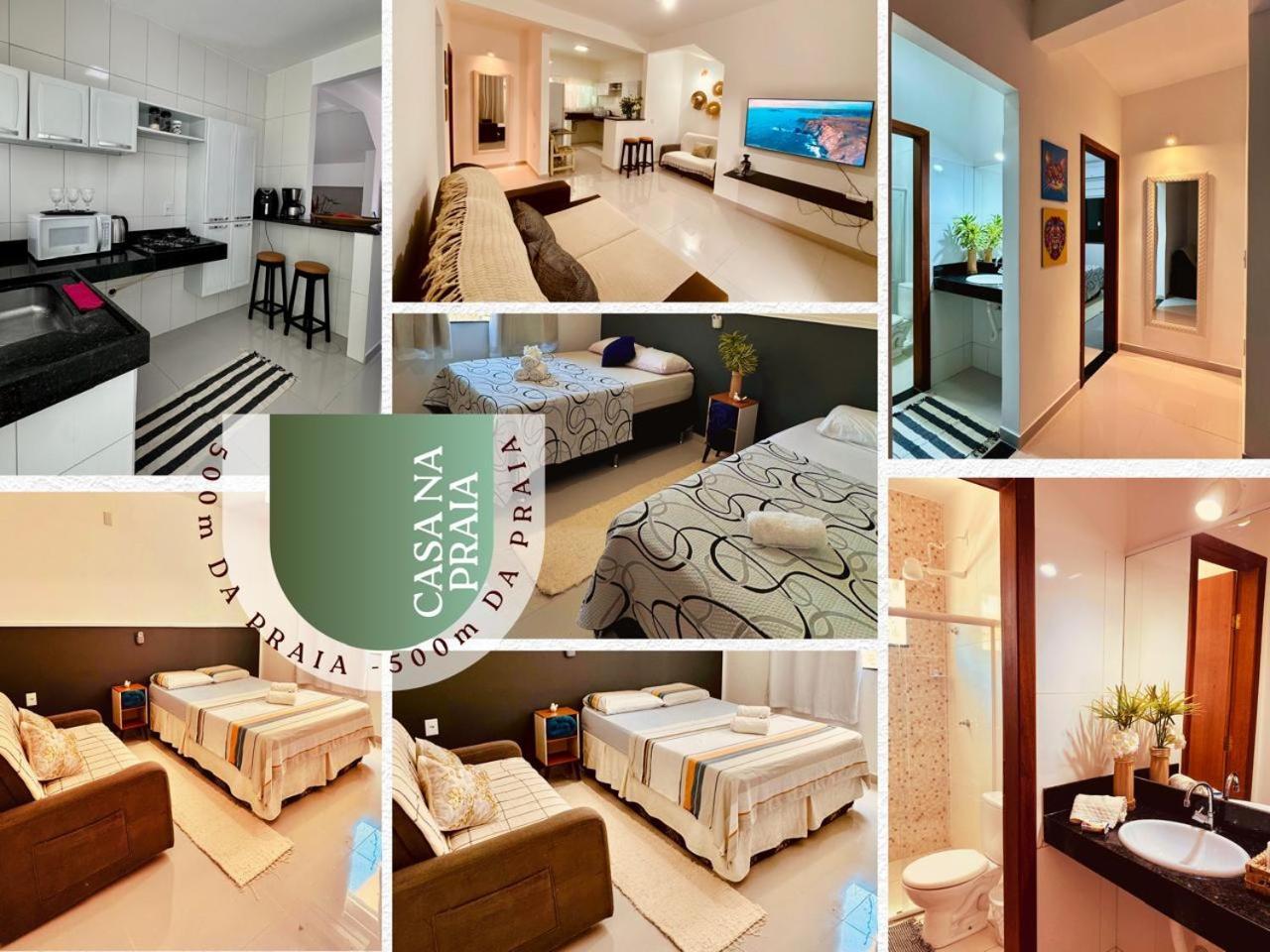 Casa de férias Casa A 500m Da Com 02 Quartos, Suite, Wi-fi 120mbps, Ar Condicionado, Cozinha Completa, Maquina De Lavar E Estacionamento *